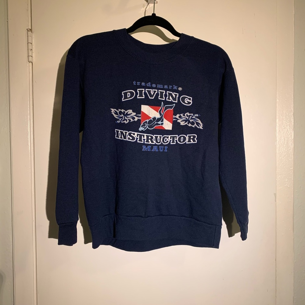 Retro 90s Diving Instructor Sweatshirt
